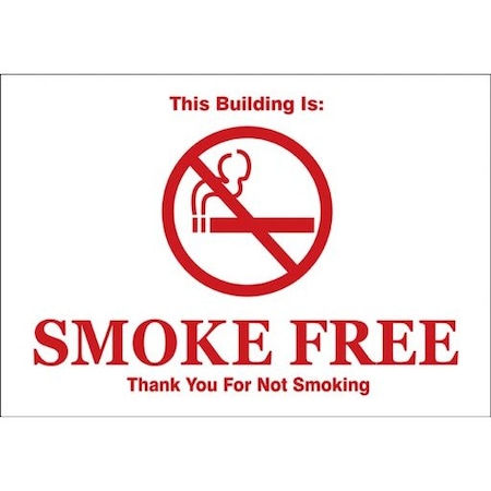 MICHIGAN SMOKE FREE SIGN THANK YOU FOR MSMK494XV